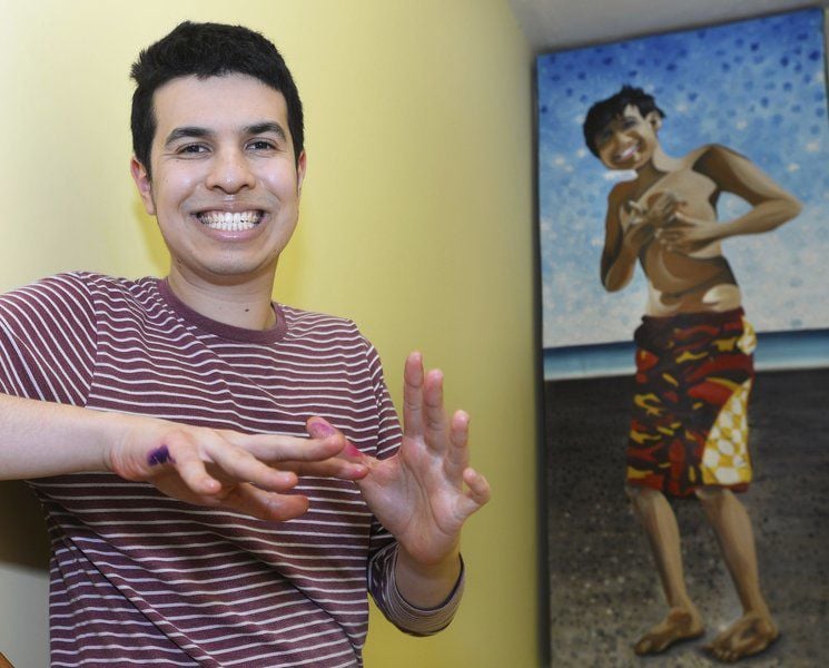 Art & independence; Young Andover man with autism finds focus through creative pursuit